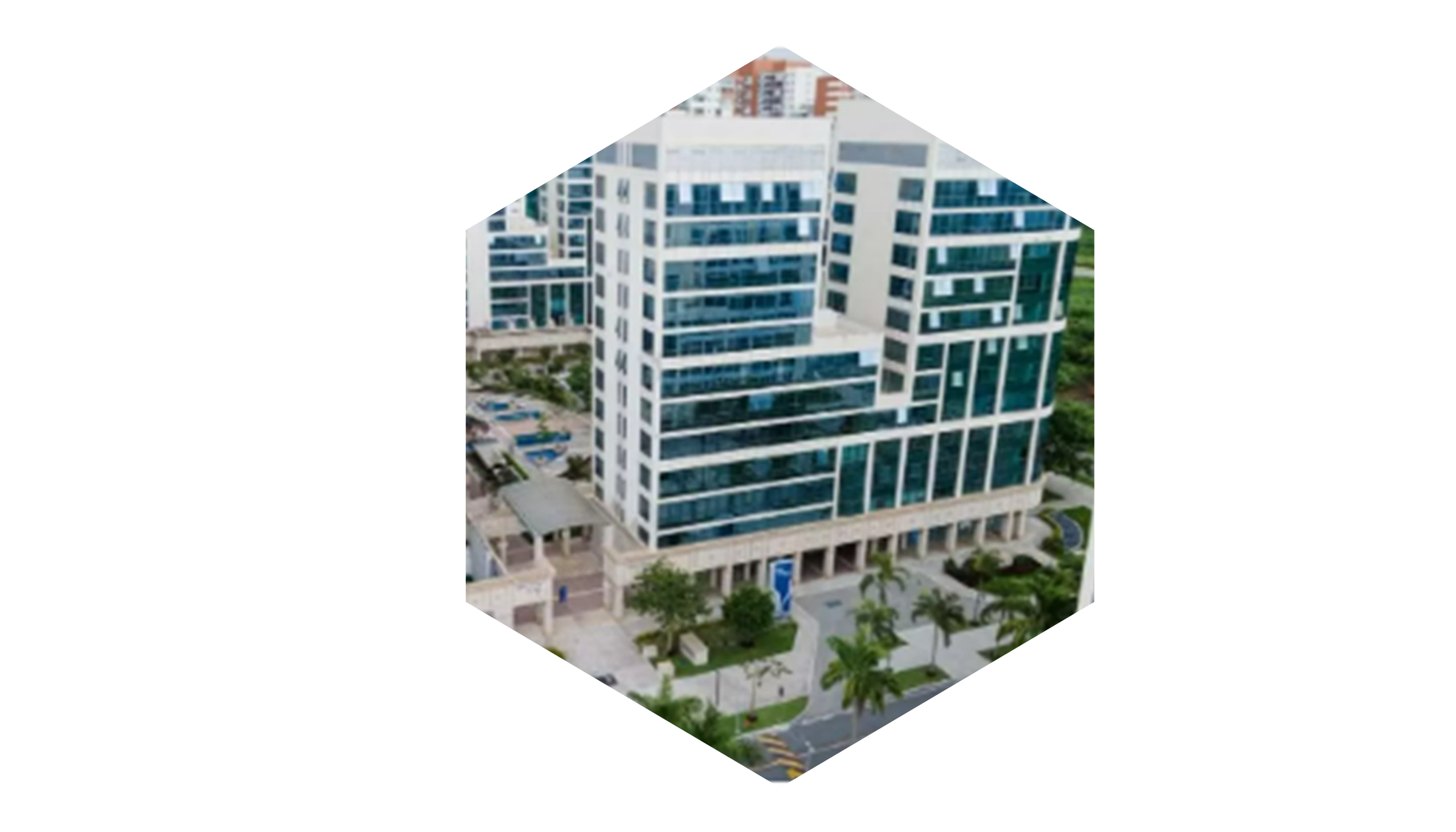 Imagem do edifício One World Office, na Barra da Tijuca